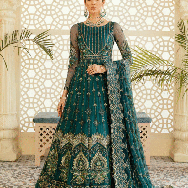 Maleo Net Embroidered Hand Embellished